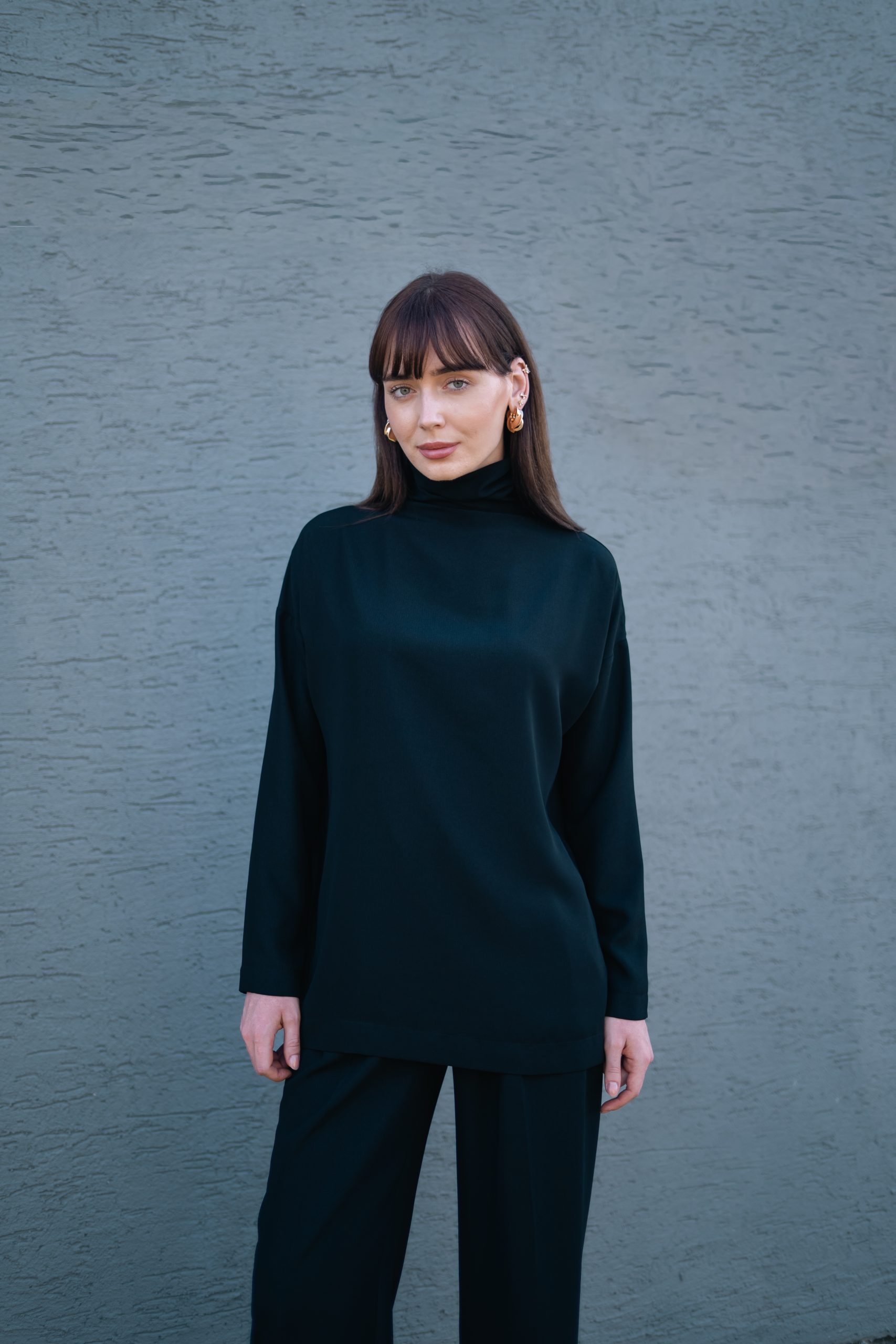 Oslo Bluz  | Yüksek Yaka Üst